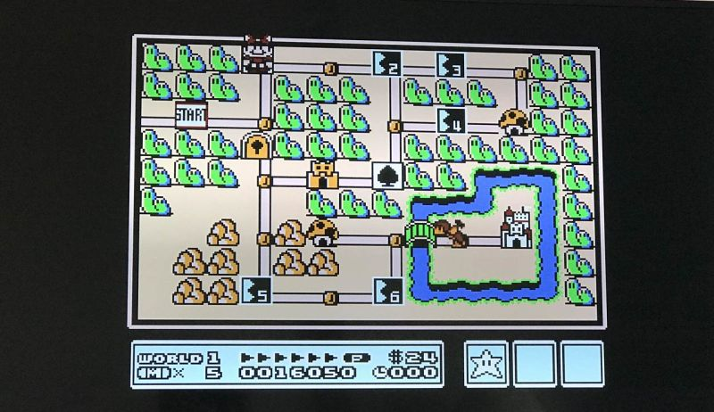 Super Mario Bros. 3 en modo Pixel Perfect.